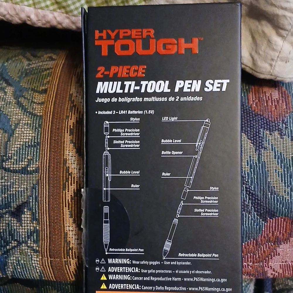 Hyper Tough Multitool Pen Set. - Picture 2 of 3